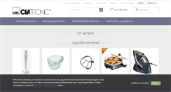 Desktop Screenshot of clatronic.hu